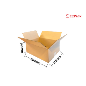 Cutie carton StandardBox 300 x 215 x 140 mm, CO5 ondula C, cu cote