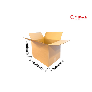 Cutie carton StandardBox 400 x 300 x 300 mm, CO5 ondula C, cu cote