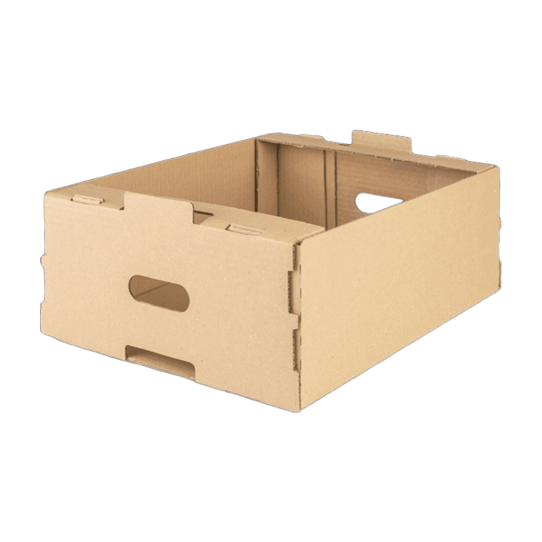 Lădiță Carton Autoformabilă CO3 Natur Legume-Fructe