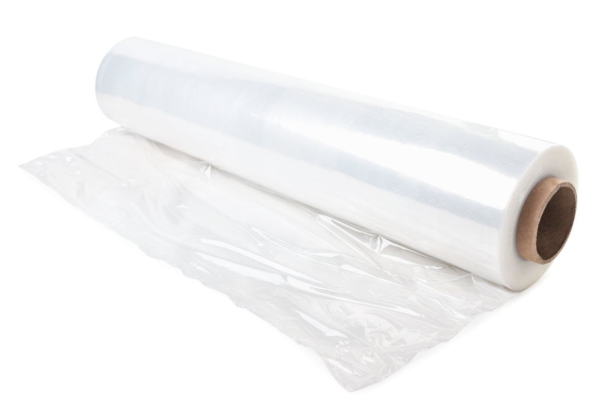 Folie stretch manuală transparentă FitPack, 23 microni, pentru înfășurarea paleților