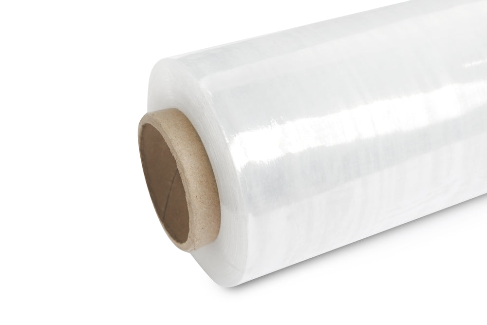 Rolă de folie stretch manuală FitPack folosită la fixarea încărcăturii pe palet